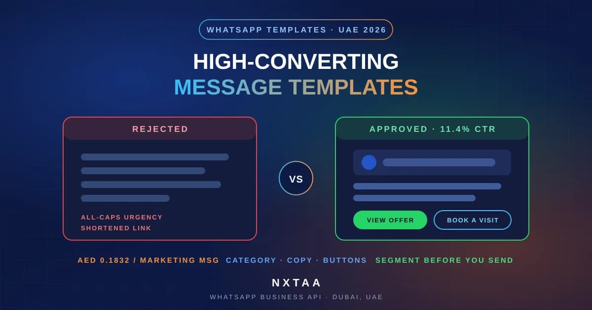 How to Create High-Converting WhatsApp Marketing Templates (2026 Guide for UAE Businesses)