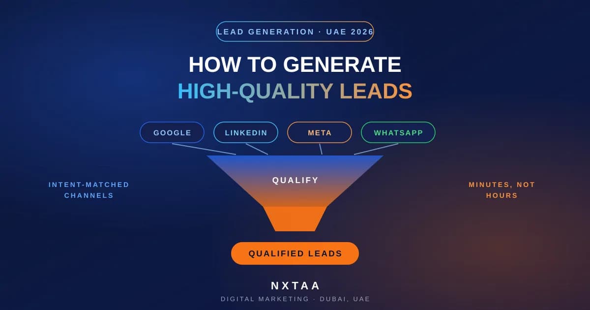 How to Generate High-Quality Leads in the UAE: A 2026 Playbook for Businesses