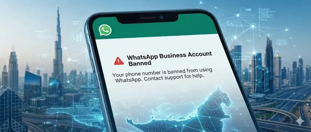 WhatsApp Business Account Banned in UAE (2026): TDRA Risk Map, Root Causes, and Prevention Checklist
